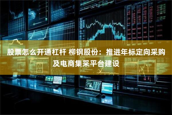 股票怎么开通杠杆 柳钢股份：推进年标定向采购及电商集采平台建设